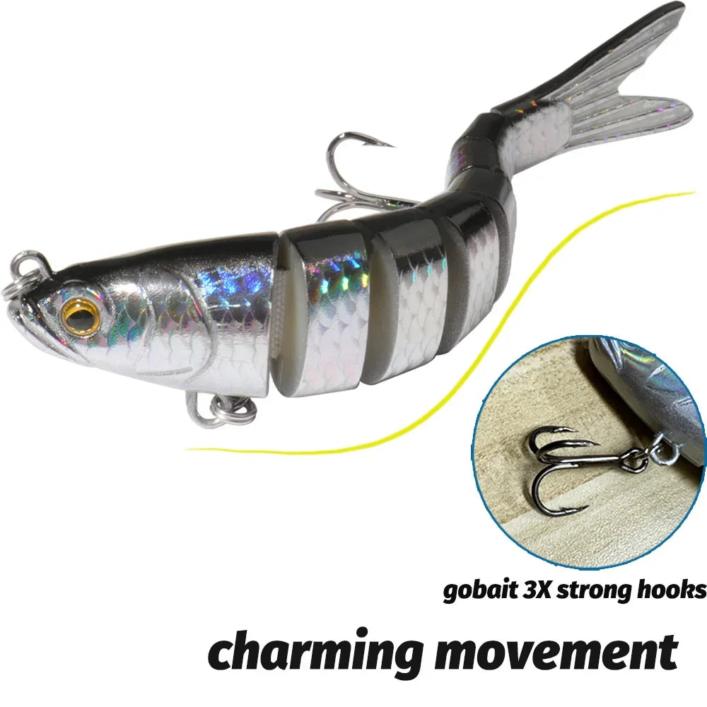 GOBAIT Swimbait - Multi Joint Lure Slow Sinking Bionic Segment