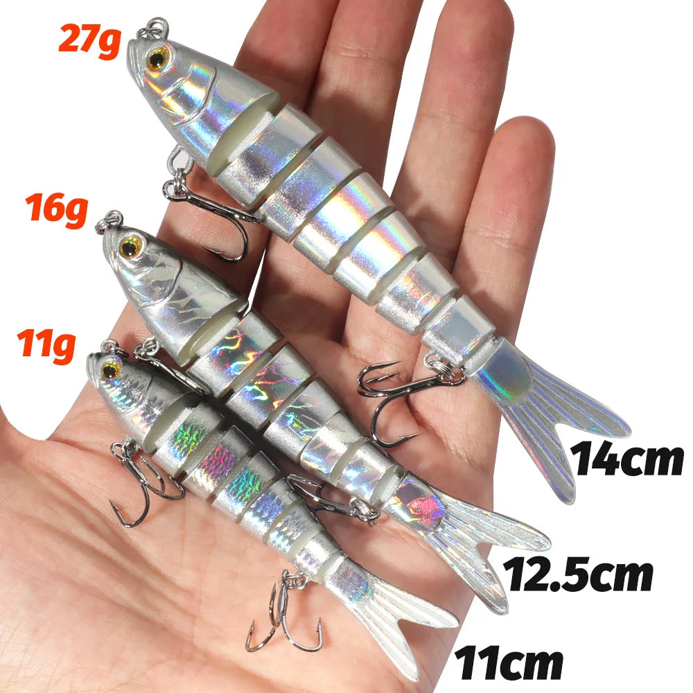 GOBAIT Swimbait - Multi Joint Lure Slow Sinking Bionic Segment