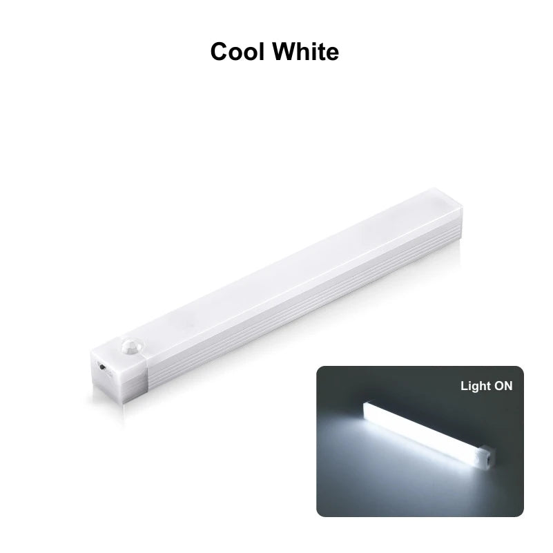 USB Type C Rechargeable Motion Sensor LED Light Bar