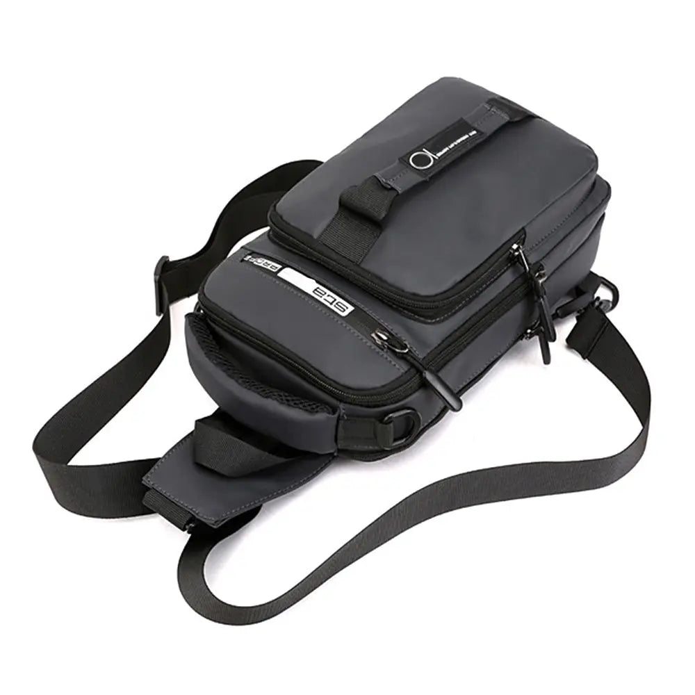 Anti-theft Chest Shoulder Bag with USB Port