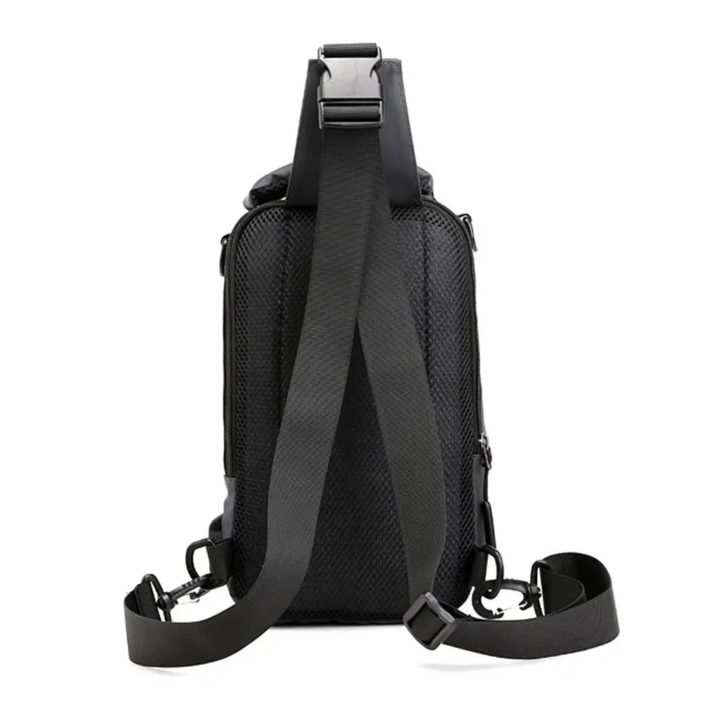 Anti-theft Chest Shoulder Bag with USB Port