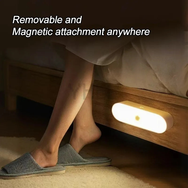 LED Motion Sensor Lamp - USB Rechargeable - Magnetic adhesion